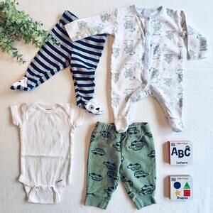 Baby Clothes Bundle 0-3M Fall Lot 6 pcs Baby Boy Clothes Everyday Outfits Cute